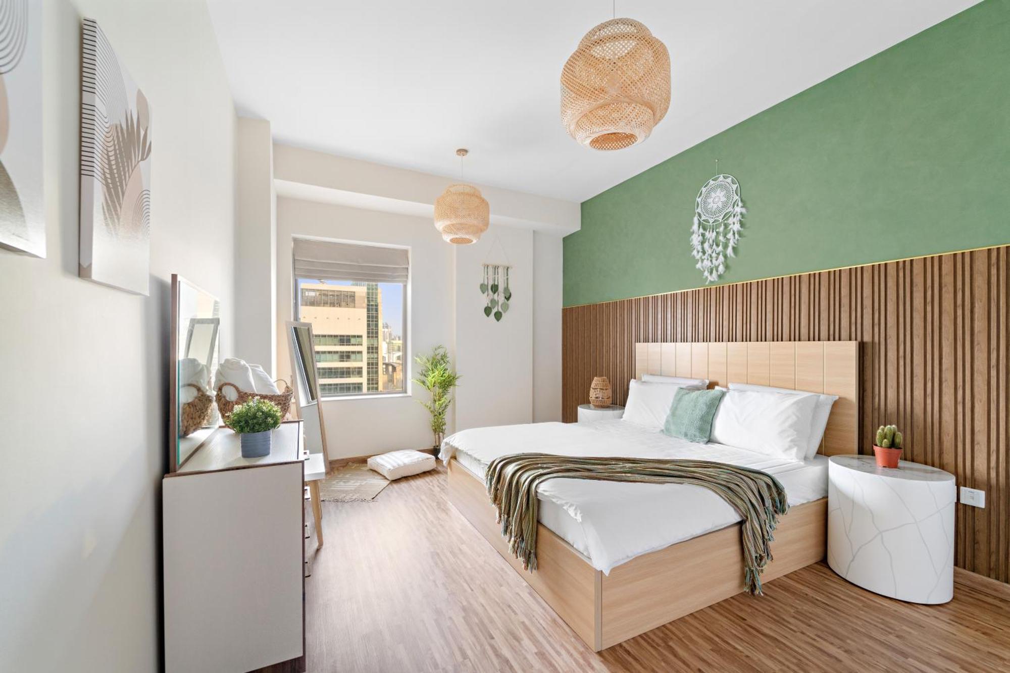 Ferienhaus Aesthetic , Sleeps 6, Pool, Gym & Waterfront Views Dubai